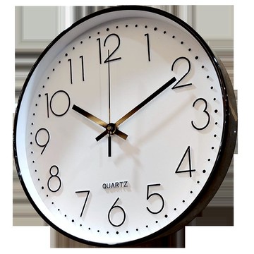 靜音鐘表掛鐘客廳家用時尚辦公室臥室北歐簡約輕奢夜光電子表掛墻