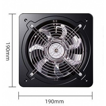 壁式排氣扇抽風機金屬軸流風機廚房排油煙扇排風扇換氣通風電器城【DD1113001】