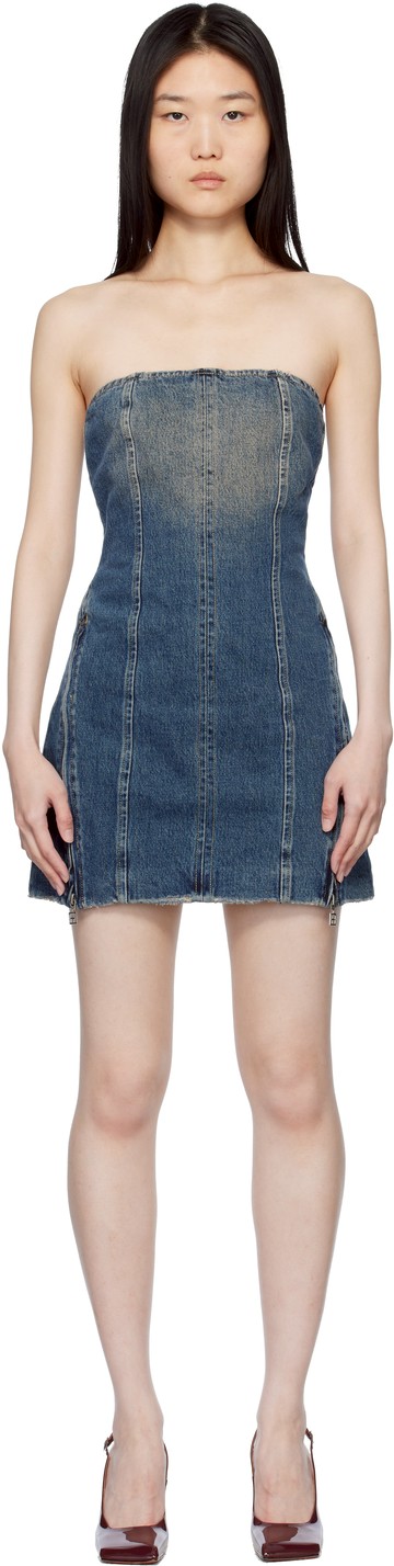 Ksubi 蓝色 Avenue Dress Sandstorm 牛仔连衣裙