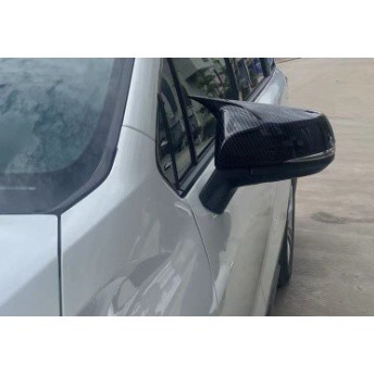 ~歐力斯~豐田 TOYOTA 19-25年 5代 RAV4 後視鏡蓋 後視鏡殼 後照鏡罩 碳纖維紋 烤漆黑 牛角款