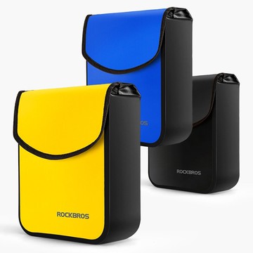 ROCKBROS 防水腳踏車車把包騎行前儲物袋腳踏車車架包 4.5L 適用於 MTB 公路腳踏車電動腳踏車踏板車