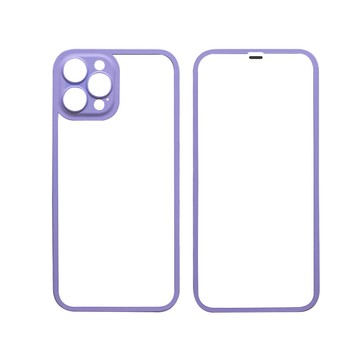 o-one Apple iPhone12 Pro Max 高鋁規玻璃全機包覆手機殼 二合一玻璃殼