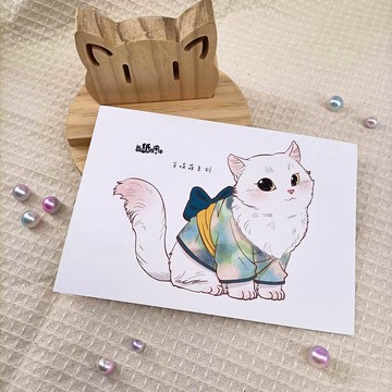 ME183-03_我紙在乎你百喵萌明信片_postcard