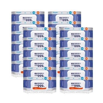 優生 超厚型抗菌酒精濕巾80抽 (24包/箱購)