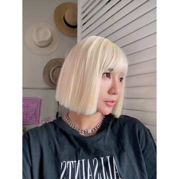 台灣現貨 魔髮樂 全頂假髮 COS短髮 TS65 ｜金色 整頂假髮 仿真假髮 cos 派對假髮