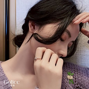 【Gulicc 】古莉可 戒指 桃心鋯石戒子