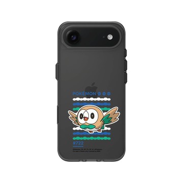 iPhone Air Clear (相機按鈕) 酷墨灰 - 寶可夢 Pokemon - 幾何系列-木木梟