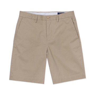 Polo Ralph Lauren RL 熱銷貼布文字休閒短褲-卡其色(CLASSIC FIT)