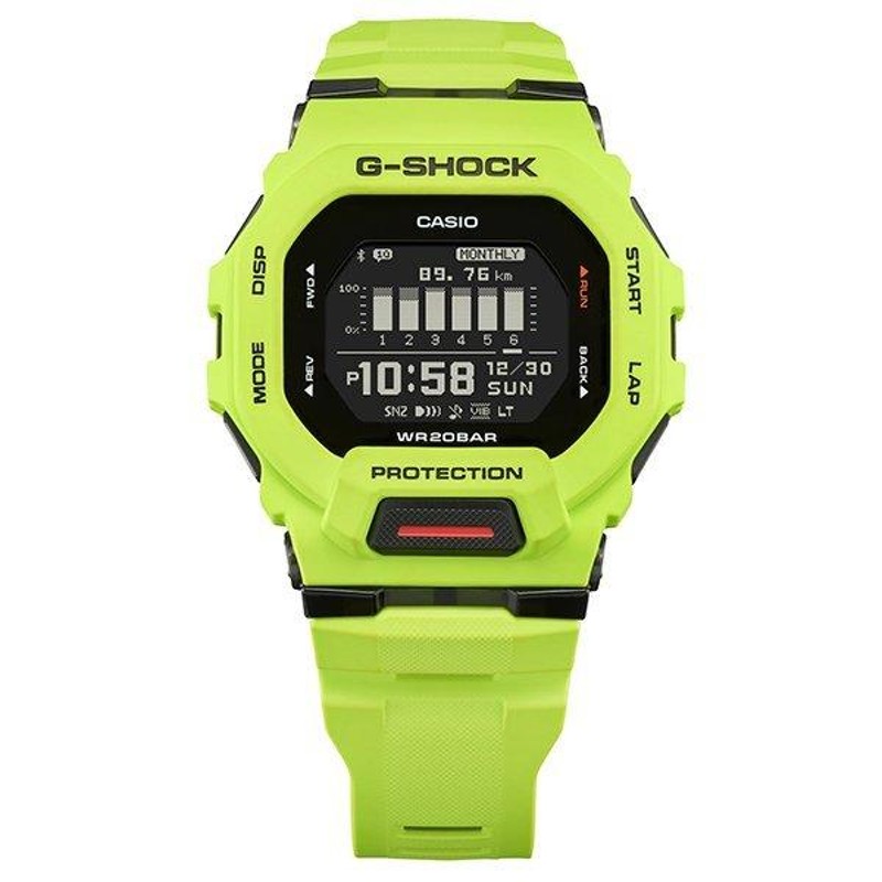 カシオ G-SHOCK G-SQUAD Bluetooth 樹脂バンド ブラック 反転液晶 メンズ腕時計 GBD-200-9JF 新品 国内正規品 |  LINEショッピング