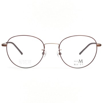 MA-JI MASATOMO 光學眼鏡 PMJ7001 C2波士頓框 日本鈦 PLUS M系列 - 金橘眼鏡