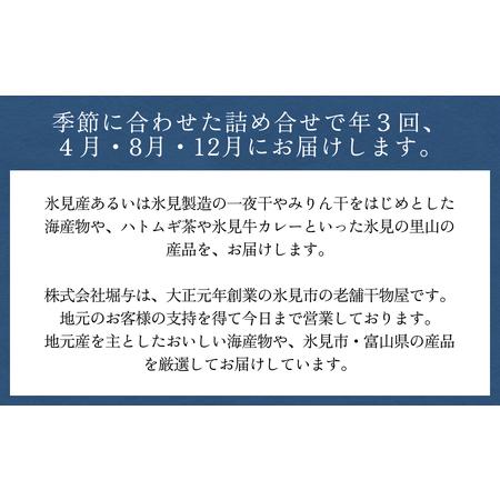 ふるさと納税 堀与 氷見の味を食べつくす！オールインワンセット うどん カレー 富山県 氷見市 魚 魚介 ブリ ホタルイカ エビ 加工.. 富山県氷見市