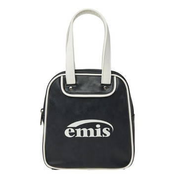 韓國 emis VINTAGE SQUARE BOWLING BAG 復古風方形保齡球包 黑色BLACK