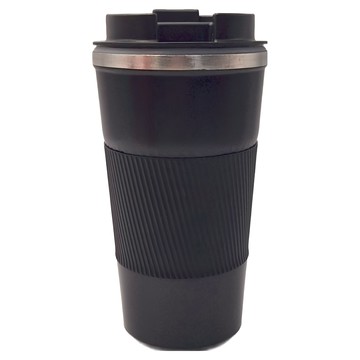 VACUUM CUP 隔熱套咖啡杯 黑色 510ML 不鏽鋼材質  1個