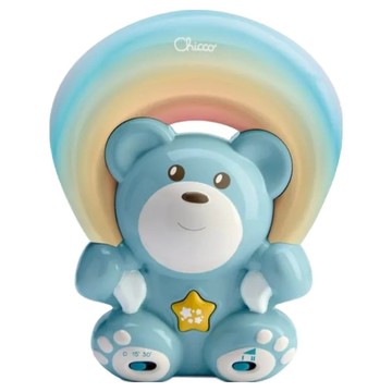 Chicco 浪漫投射彩虹熊 0個月以上 2種投射模式  粉藍色  1件