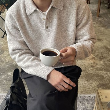 正韓奢華美利奴羊毛翻領三粒扣針織上衣 9色 YUPPIE  預購商品 1208