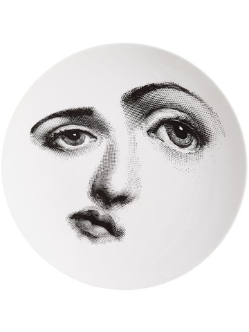 Fornasetti - Variazioni n.323 wall plate - unisex - Porcelain - One Size - White