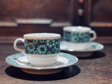 花花咖啡杯組