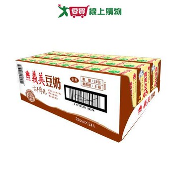 義美古早傳統豆奶250ml x24入【愛買】