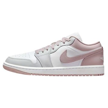 Nike 休閒鞋 女鞋 Air Jordan 1 Low 灰粉白【運動世界】DC0774-606