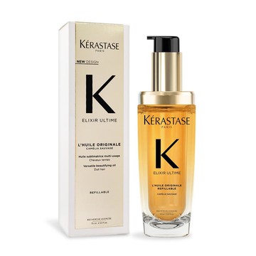KERASTASE 卡詩 金緻柔馭山茶花鎏光露 75ml <國際航空版>
