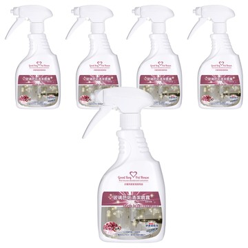 GBPH 好寶貝 玻璃皂垢清潔噴霧 Royal Rose 皇家玫瑰 快速溶解皂垢水漬  500ml  5瓶
