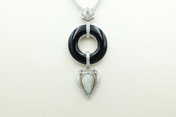 蛋白石個性墜飾