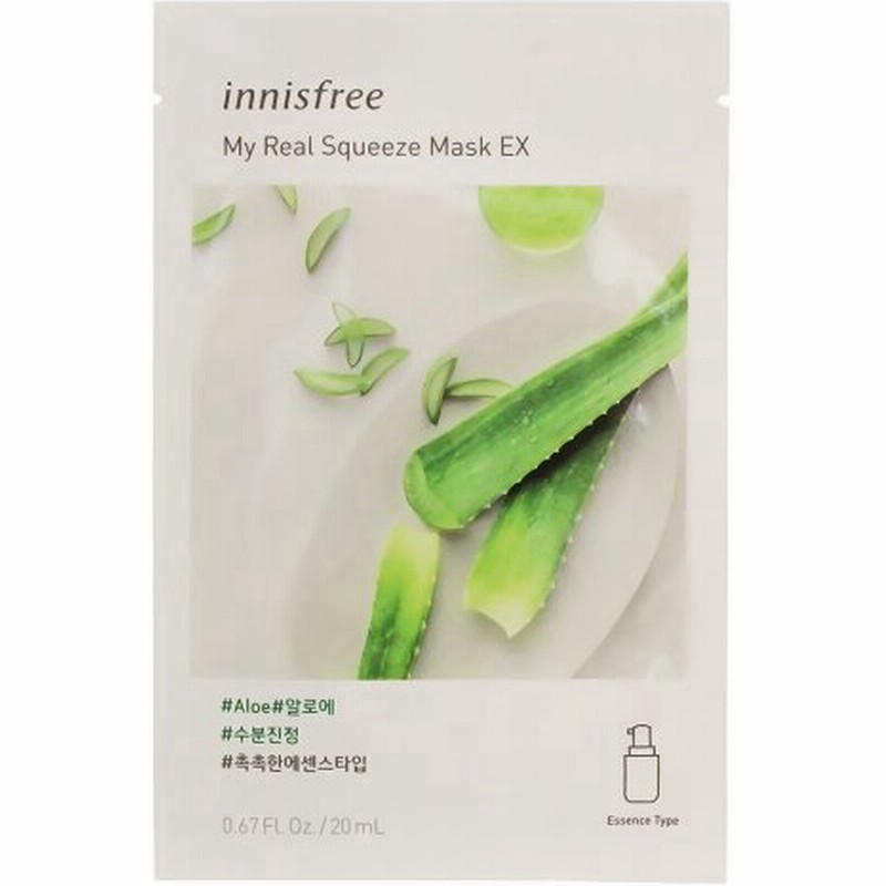 イニスフリー マイリアル スクイーズ マスク アロエ 1枚入 ml シートマスク 通販 Lineポイント最大0 5 Get Lineショッピング