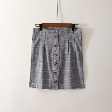 夏款女裝短裙格子半身裙子時尚流行顯瘦氣質休閑潮