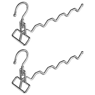 小麥購物 不鏽鋼折疊晾衣架 五鉤旋轉款 G835 76g 2個  32 x 7.5 x 14.5cm  銀色