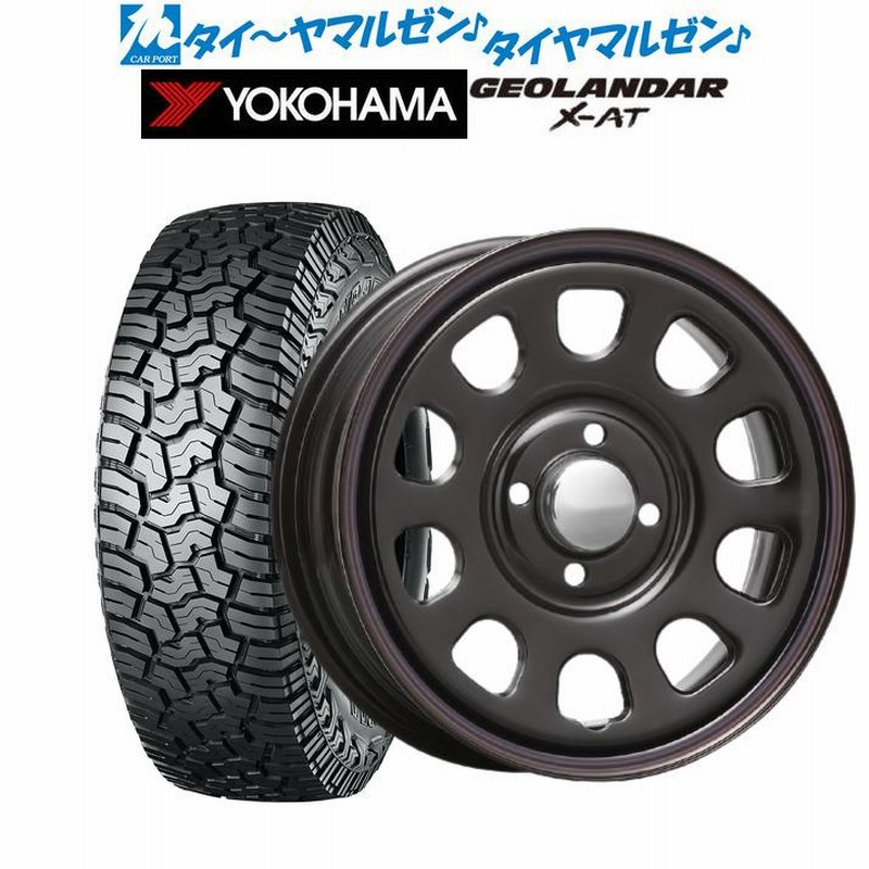 ストレッチドビー GEOLANDAR 165/60R15 夏タイヤ ホイール4本セット