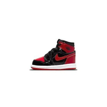Jordan 1 Retro High OG TD Bred Patent  黑紅 小童 AQ2665-063