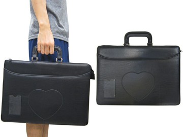 ~雪黛屋~BASDON 公事包小容量可A4夾MIT扁型主袋內二隔層防水防刮皮革BSN006