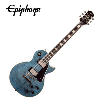 Epiphone Custom FIG TB 電吉他 虎紋湖水綠【敦煌樂器】