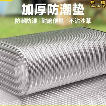 野餐墊帳篷防潮墊戶外便攜加厚露營家用打地鋪鋁箔膜野餐墊子地墊