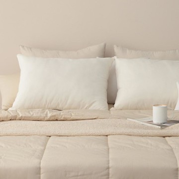 tacca tacca 整顆可水洗枕頭  40 x 60cm  奶油象牙  2件