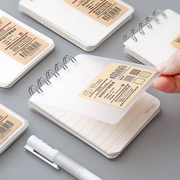 小槑同學 a7筆記本子小線圈本便攜簡約計劃記事本大學生口袋隨身本子迷你攜帶網格本方格本豎翻上翻口袋單詞