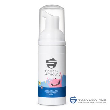 【思必兒】長效乾洗手慕斯怪獸版50ml無香味-保濕+抗菌雙重呵護(美國專利技術★長效防護抗菌★無酒精成分)