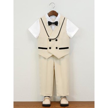 兒童西裝寶寶周歲禮服生日鋼琴演出服秋季男童小西服套裝男孩婚禮