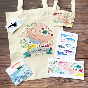 魚七分 海豚派對 聖誕禮盒 交換禮物