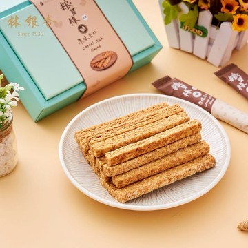 美味分享禮【林銀杏】粮芽棒448g (杏仁口味) 健康 營養 膳食纖維 露營爬山 野餐郊遊 能量補給 隨手來一根 生日禮 伴手禮