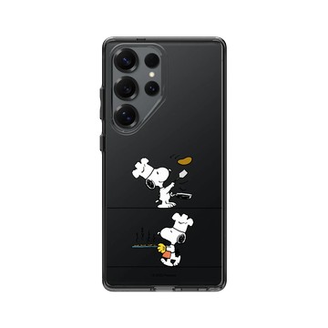 Galaxy S25 Ultra Clear 酷墨灰 - 史努比 Snoopy - 小小廚師