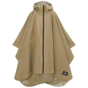 KiU 成人日常斗篷雨衣 第二代 405-911  米色  前長95.5 x 胸寬148 x 後長105cm