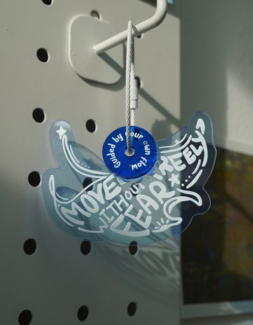 魟魚亞克力鑰匙圈