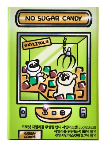 PRONUT No-Sugar Xylitol Candy #Green Grape 30g