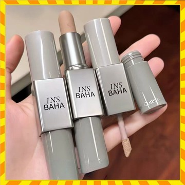 INSBAHA原色波塔修容棒雙效修容棒 原生立體光感無痕自然重塑輪廓一支多用 啞光立體骨相陰影鼻影 亞洲膚色定制修容液
