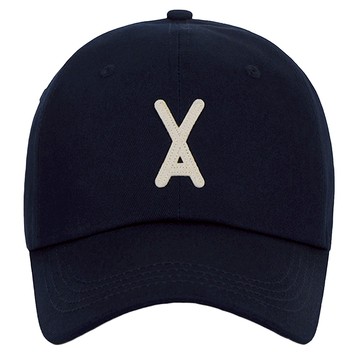 VARZAR 貼花寬鬆棒球帽  F  海軍藍