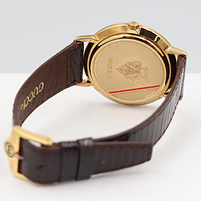 デッドストック級 箱付 未使用品 グッチ 3000.2.M シェリー