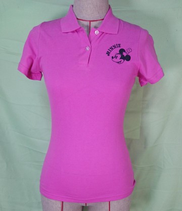 【震撼精品百貨】米奇/米妮_Micky Mouse~POLO衫_桃