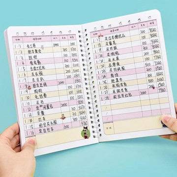 📒【每日流水記賬本】家用現金日記｜生活開支收入明細｜日常記賬簿｜分欄設計＋收支明細｜一寫即記 家庭財務一目了然