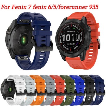 22 毫米錶帶適用於 Garmin Fenix 7 矽膠快速釋放手錶 Easyfit 腕帶錶帶適用於 Garmin Fe